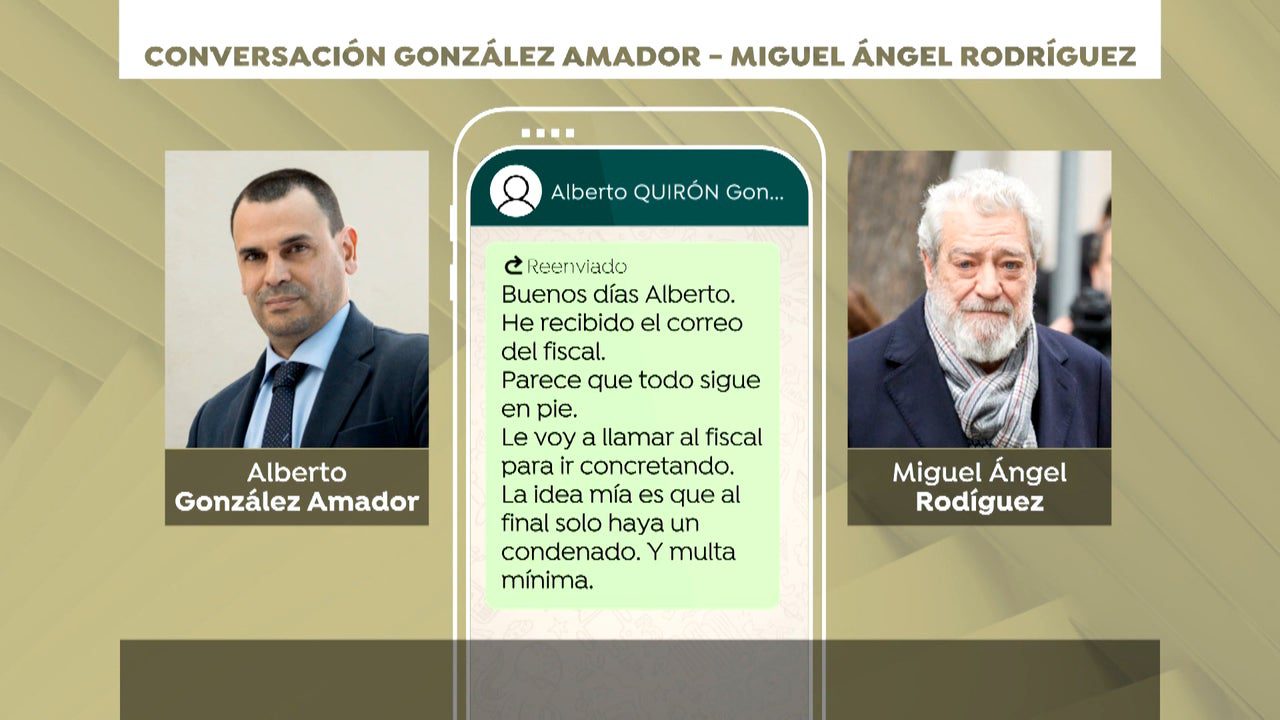 Miguel Ángel Rodríguez recibió la información que difundió directamente de la pareja de Ayuso