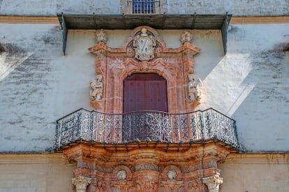 Balcón del Palacio Domecq del siglo XVIII en Jerez.