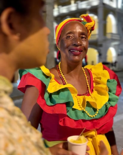 Portrait de la palenquera Angelina.