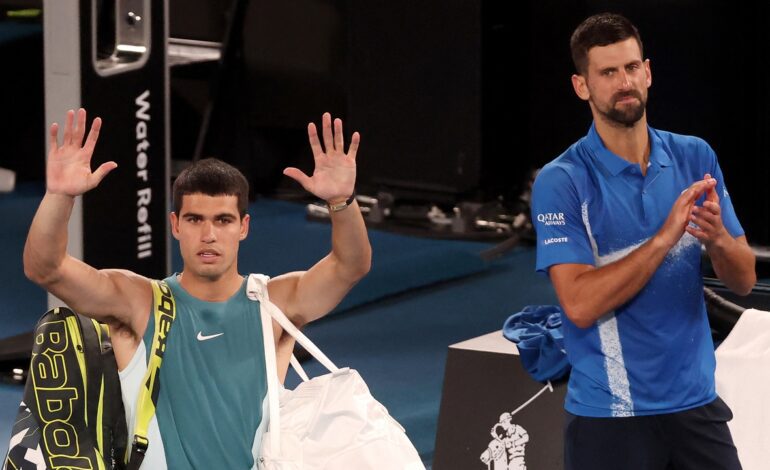 Carlos Alcaraz reconoce su «mayor error» ante Novak Djokovic