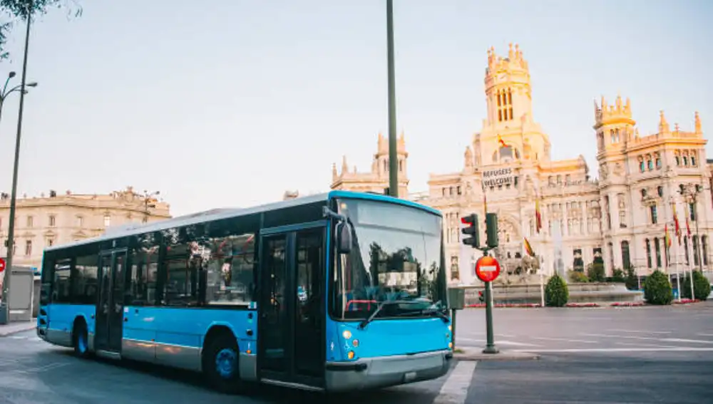 Autobús en Madrid