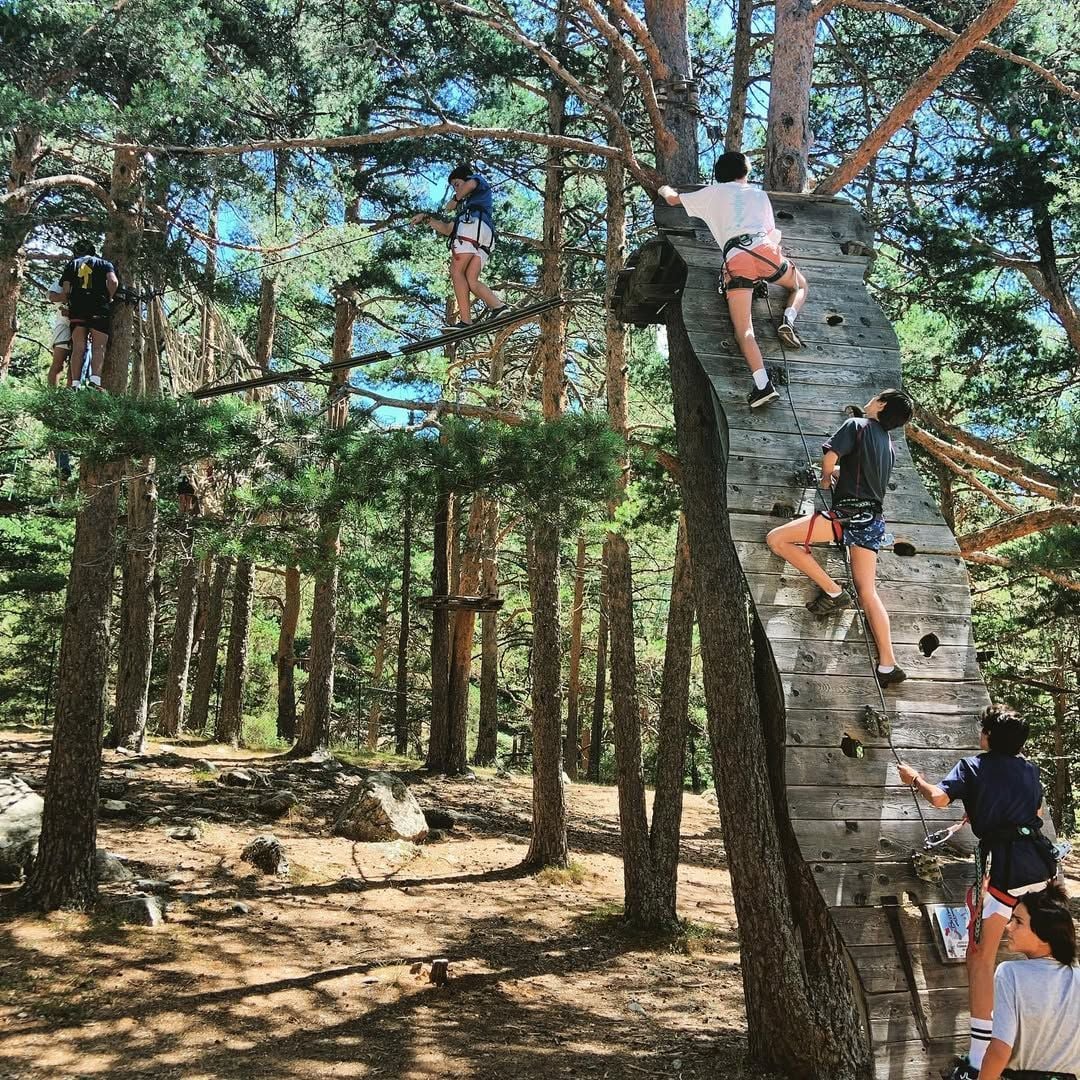 Del pino al pino de Navacerrada parques de aventura en los árboles