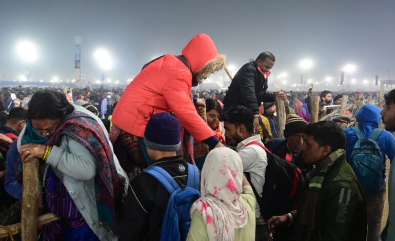 Una estampida mortal deja al menos 15 víctimas en la peregrinación hindú Kumbh Mela