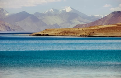 Lago Pangong Tso.