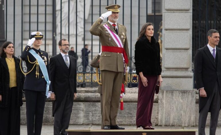 REYES PASCUA MILITAR | Los Reyes y la princesa Leonor presiden la Pascua Militar en el Palacio Real