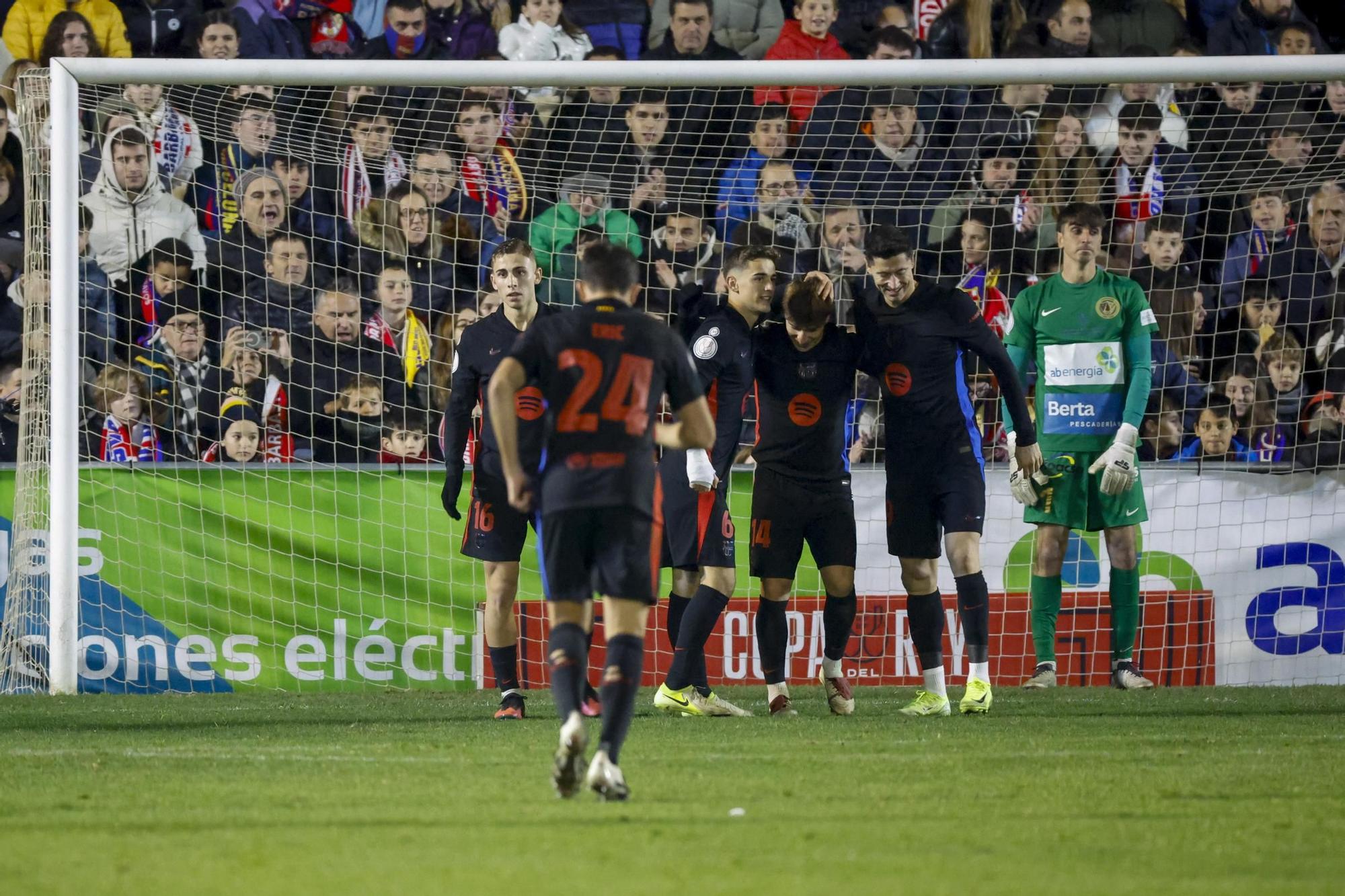 0-4. El Barça evita con contundencia otra sorpresa de Barbastro