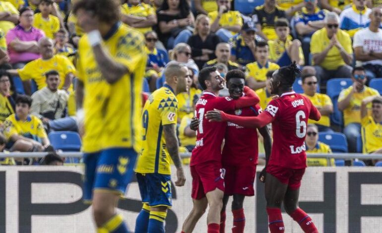 El 1-2 de Las Palmas en Las Palmas 1-2 Getafe de la jornada 19 de LaLiga EA Sports