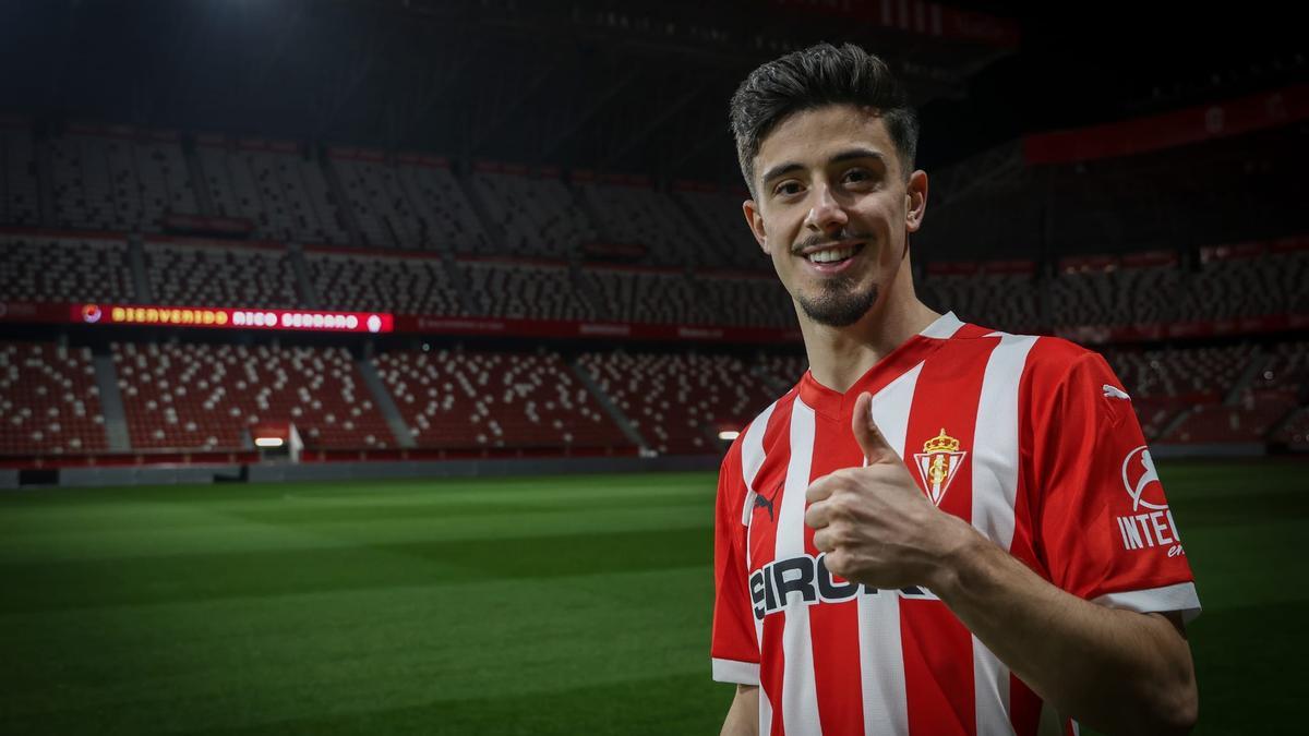 NICO SERRANO INSCRIPCIÓN LALIGA REAL SPORTING DE GIJÓN