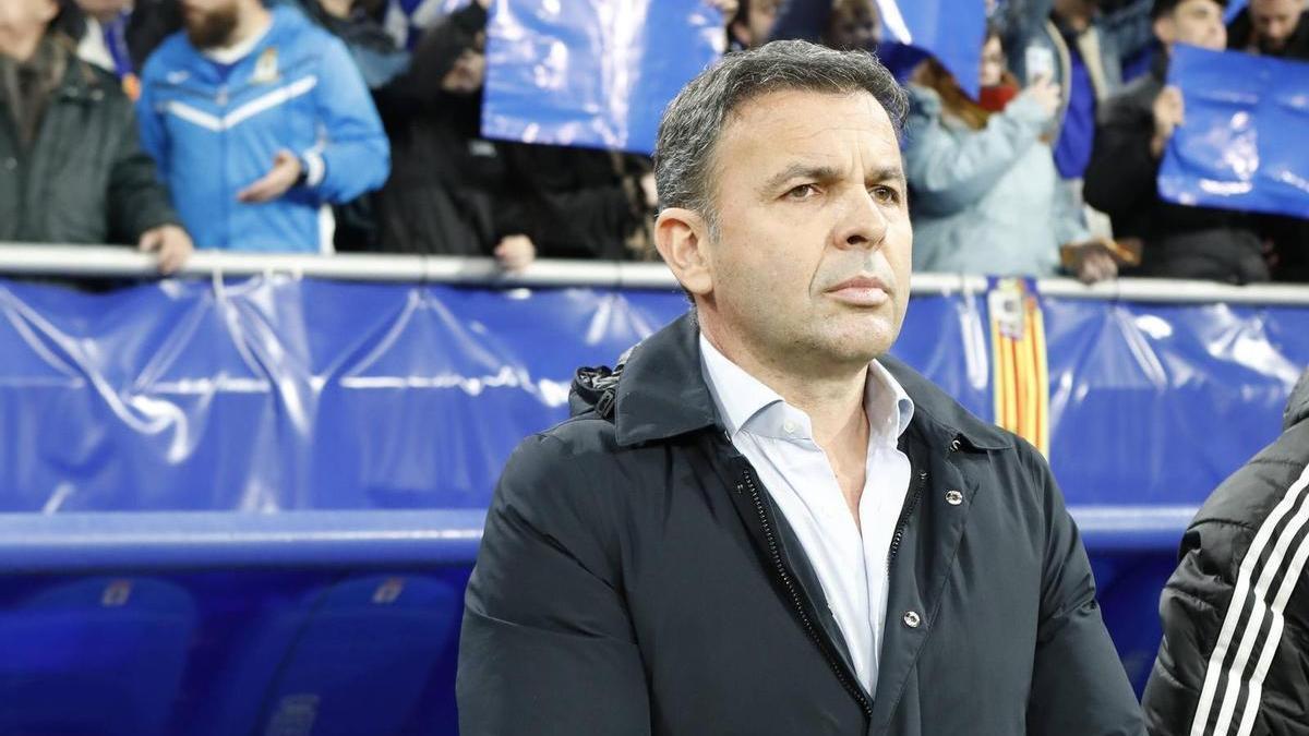 CALLEJA CARTAGENA OVIEDO | La satisfacción de Calleja con el triunfo y el jugador que destaca entre los suyos: «Estuvo fantástico»