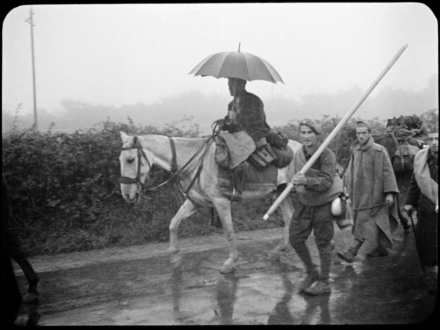 La entrada en Gijón de las tropas nacionales. 27 de octubre de 1937