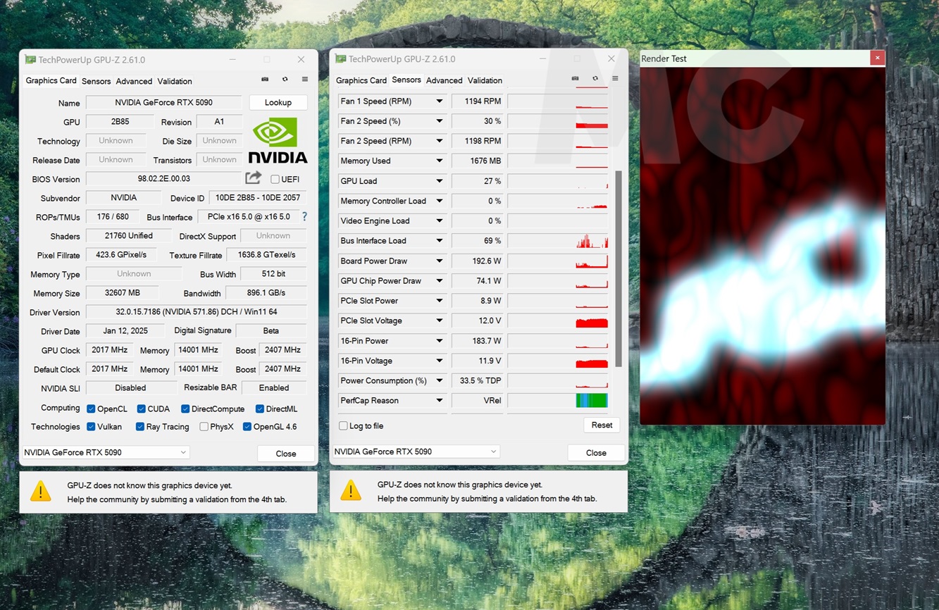 GeForce RTX 5090 GPU Z