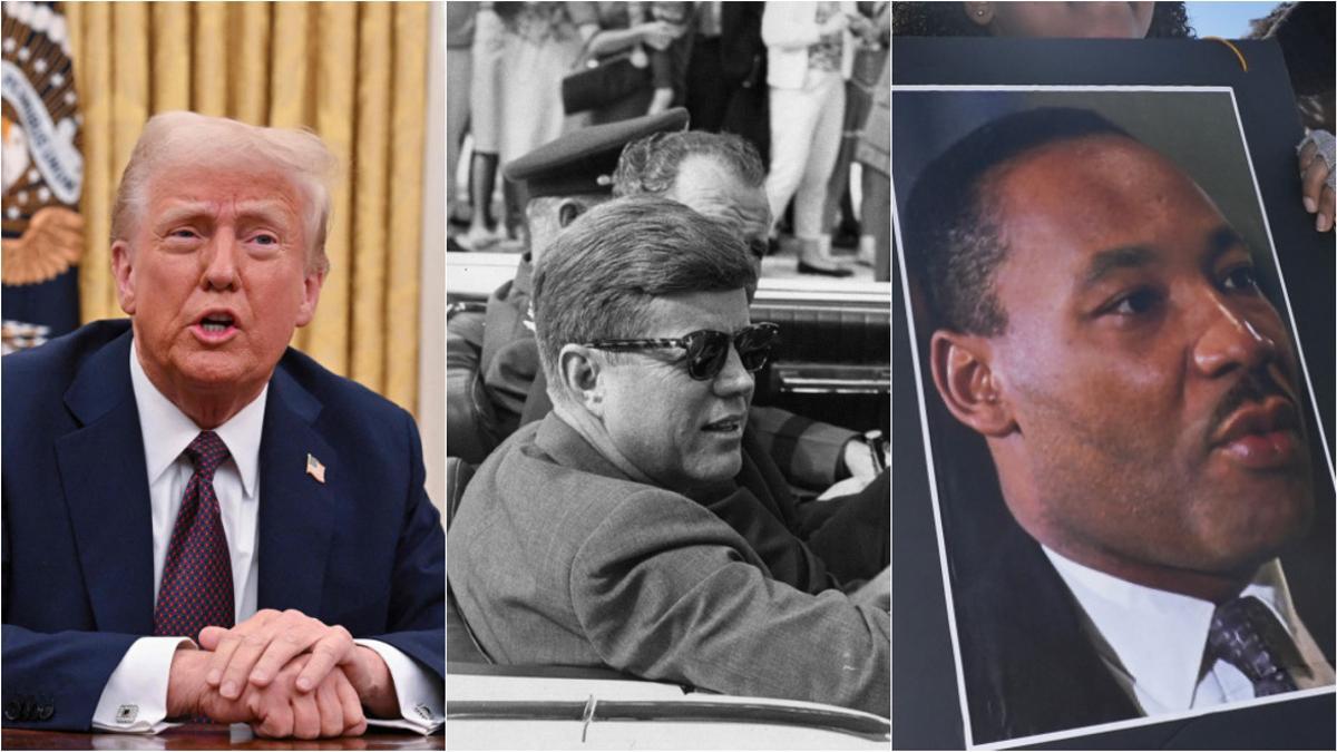 Trump ordena desclasificar archivos sobre los asesinatos de Kennedy y Martin Luther King Jr.