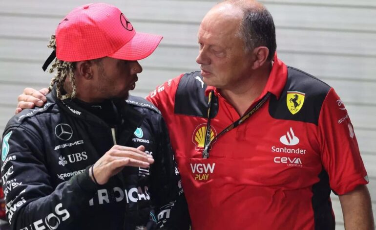 Fred Vasseur, sobre la llegada de Hamilton: «Necesitábamos a Lewis, encajará perfectamente en Ferrari»