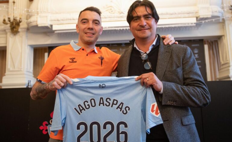 Jonathan Aspas: «Disfrutemos de Iago este año y medio y luego ya se verá»