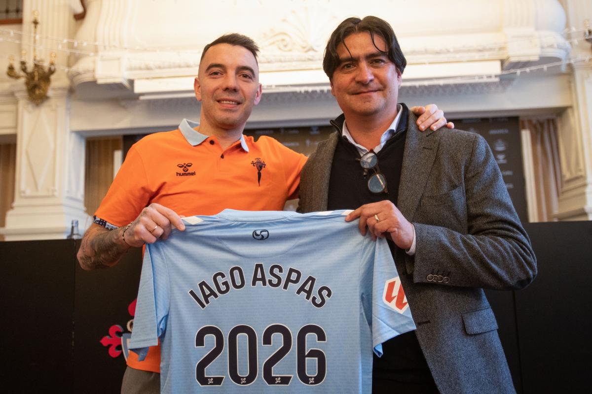 Jonathan Aspas: «Disfrutemos de Iago este año y medio y luego ya se verá»