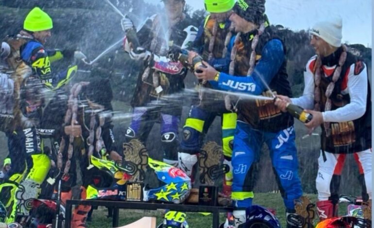 Valentino Rossi y Marini, batidos en su Ranch en los 100 kms de los Campeones