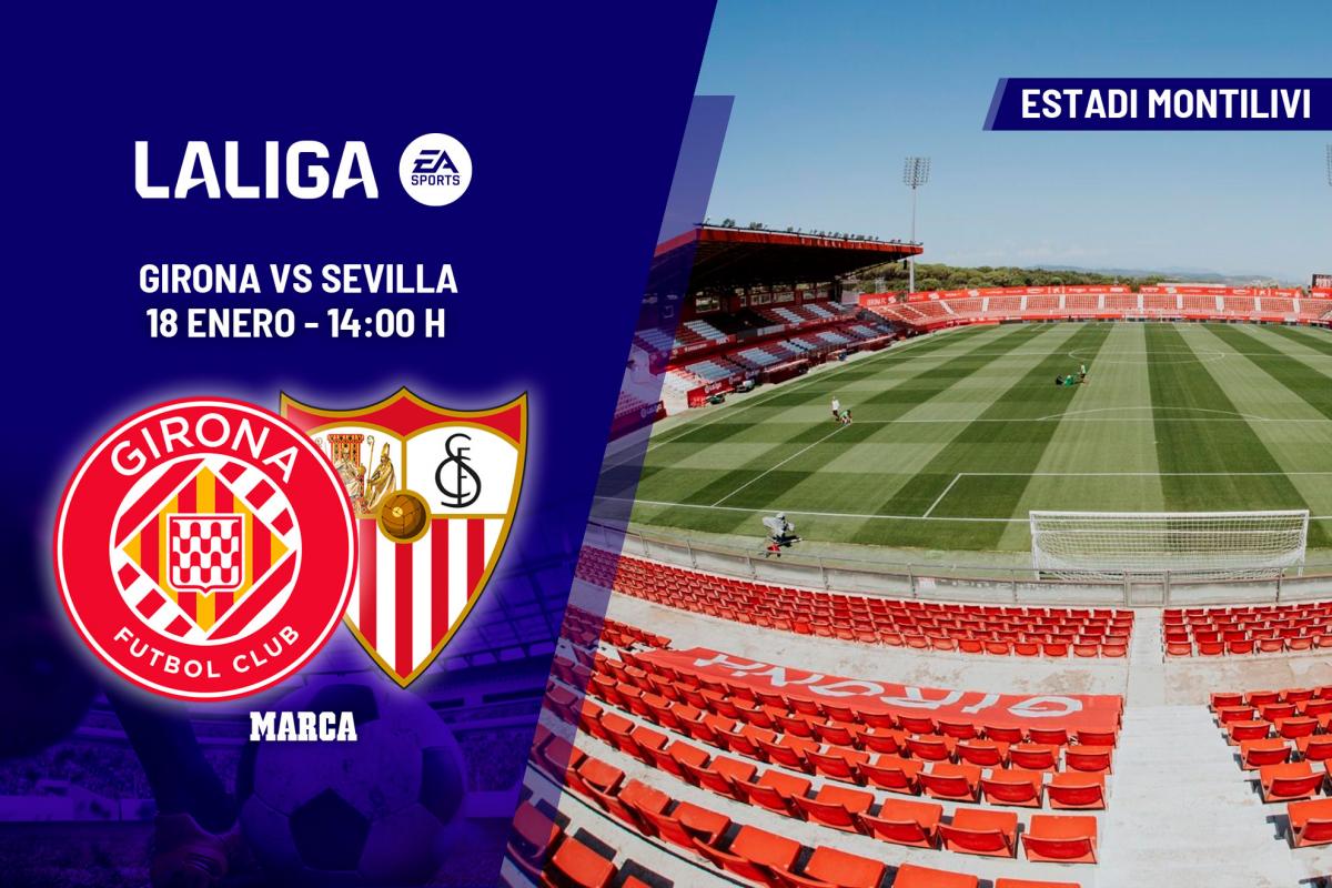 Girona – Sevilla: horario y dónde ver en TV el partido de LaLiga EA Sports