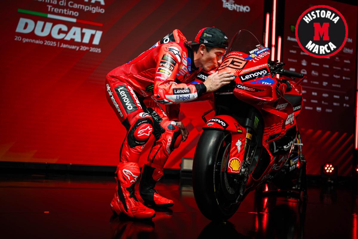 Ducati desvela lo que Marc Márquez pidió para adaptar su estilo de pilotaje