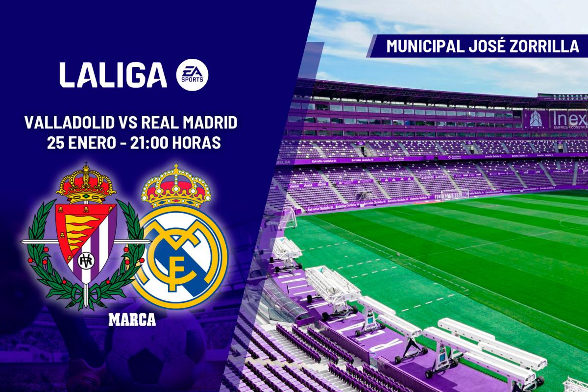 Valladolid – Real Madrid: a qué hora es y dónde ver el partido de LaLiga EA Sports