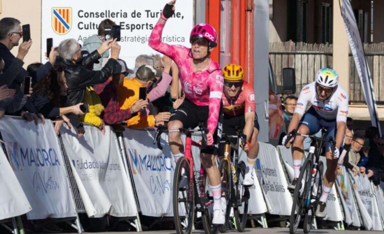 Van de Berg da el primer triunfo del año a EF en la Challenge de Mallorca