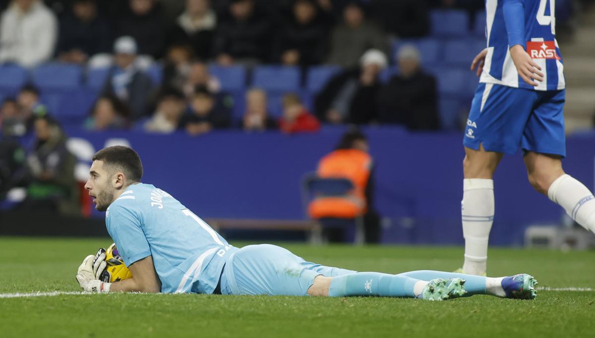 Joan García: “Jugar contra el Madrid es difícil, pero lo hacemos en casa y estamos sacando buenos resultados”