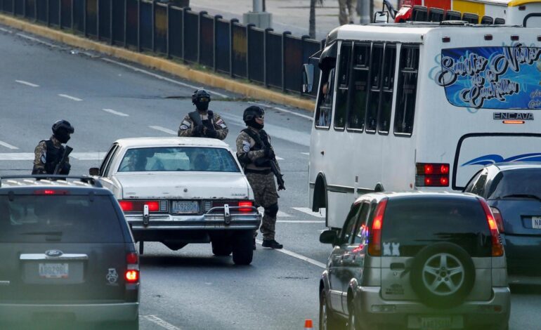 Venezuela detiene a siete «mercenarios» extranjeros que pretendían llevar a cabo «acciones terroristas»