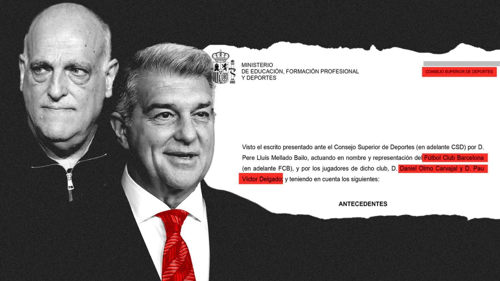 La resolución del CSD alega que la Comisión RFEF-LaLiga «no tenía competencia» en el ‘caso Olmo’ y que su fallo es «nulo»