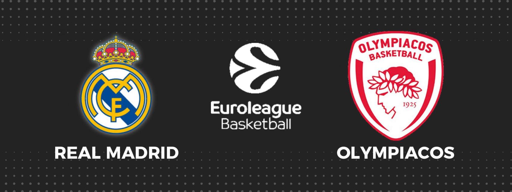 Real Madrid – Olympiacos, Euroliga de baloncesto en directo: resultado y estadísticas del partido en vivo