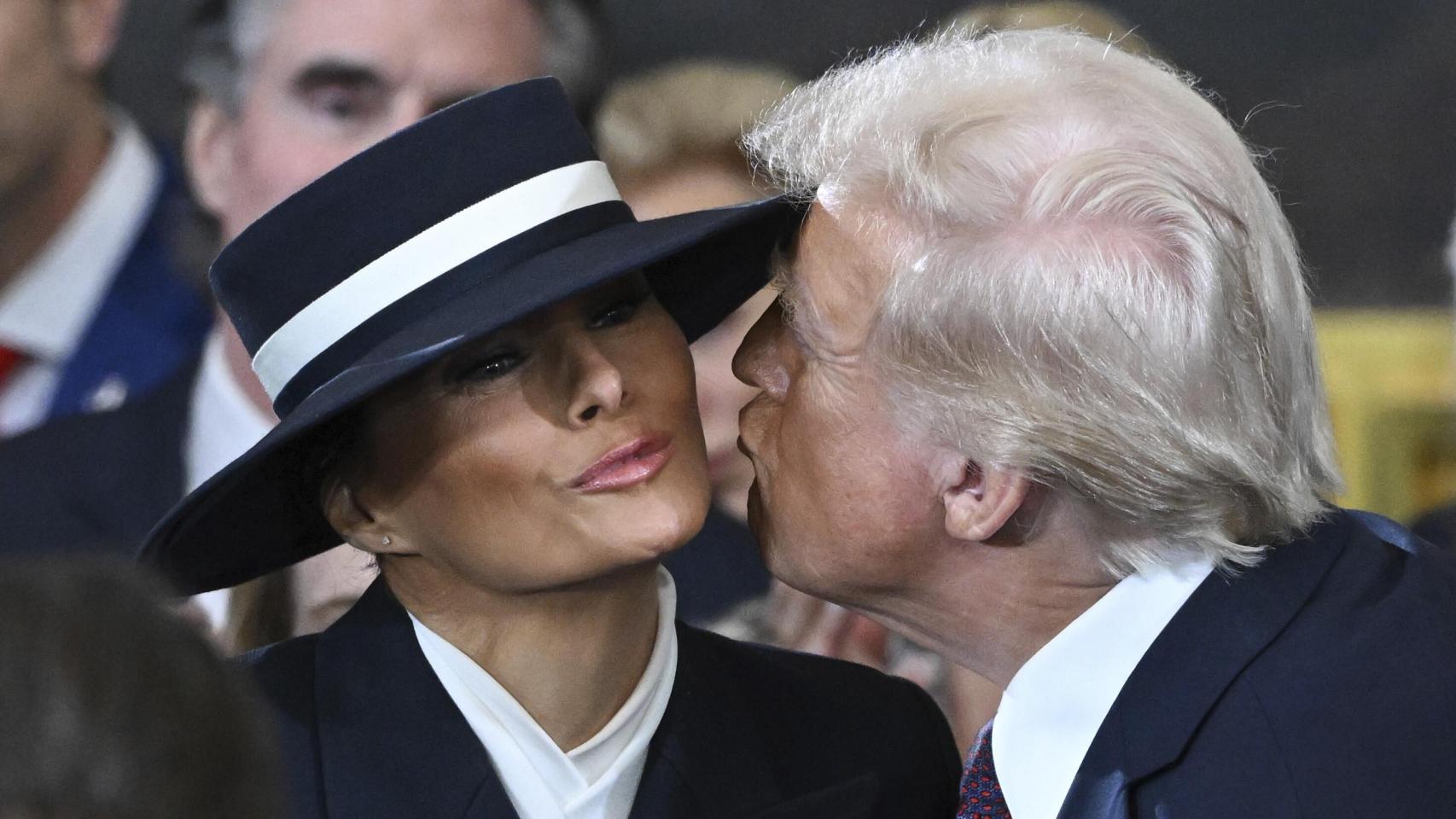 los otros ‘no besos’ de Trump y Melania (y sin sombrero como excusa)