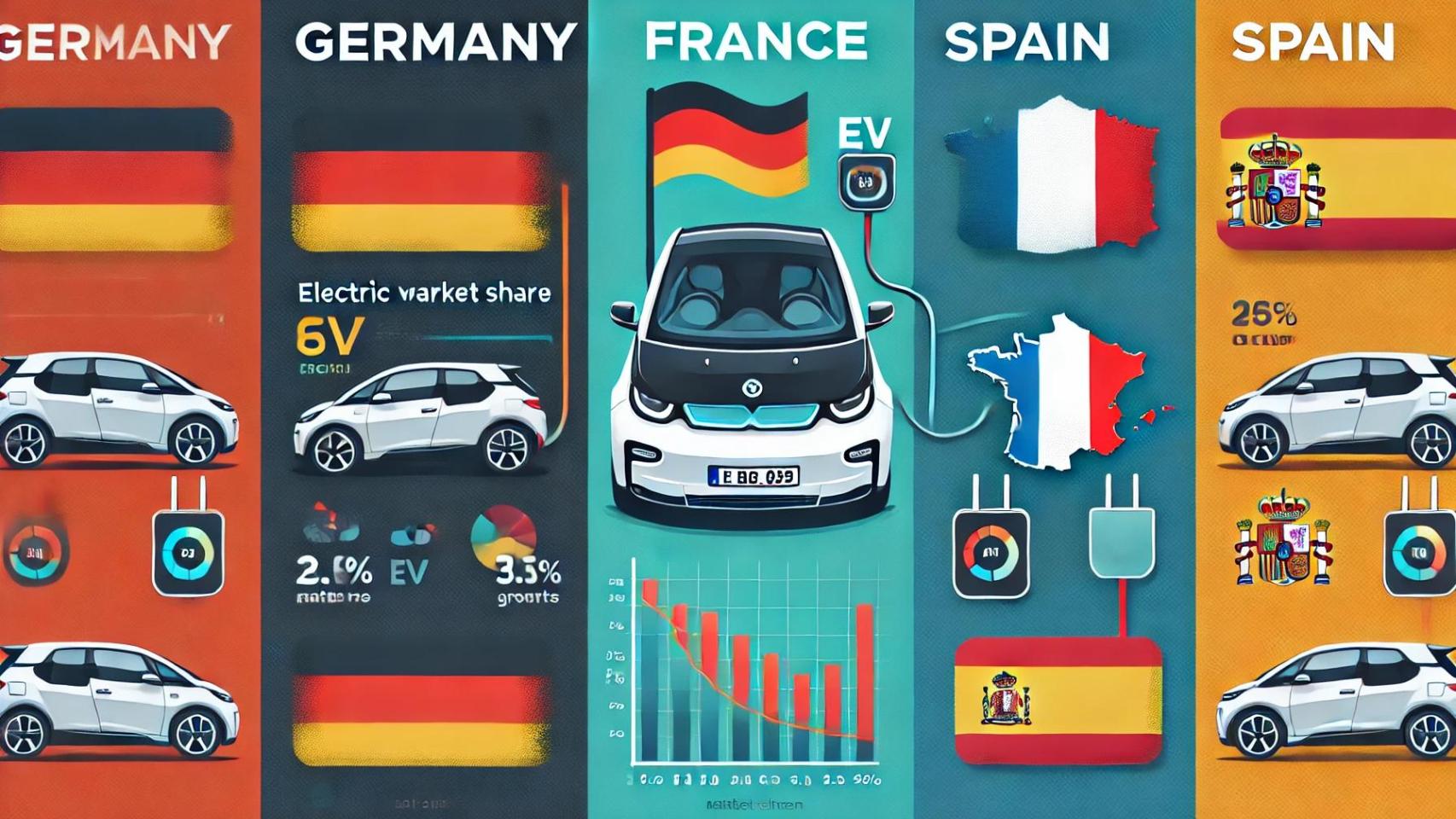 España ocupa la posición 20 de un total de 27 en Europa en penetración del coche eléctrico