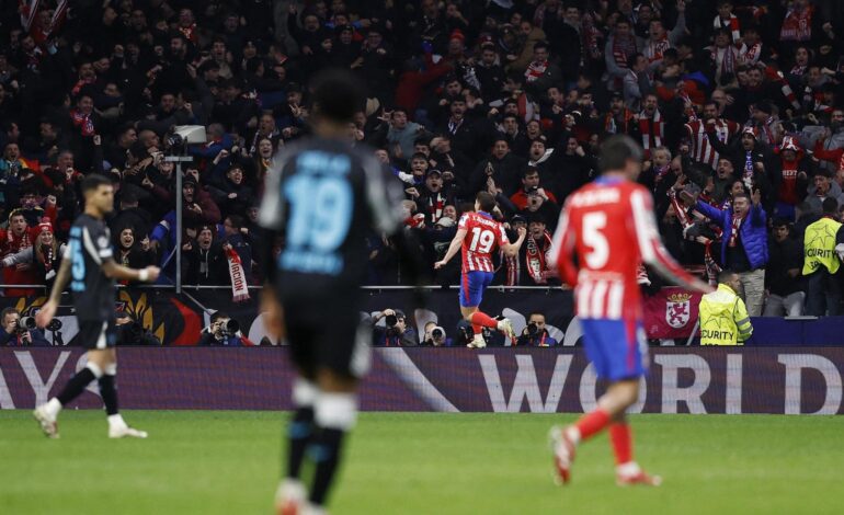 Julián Álvarez protagoniza una noche mágica con su doblete ante el Bayer Leverkusen y da la victoria a un heroico Atlético