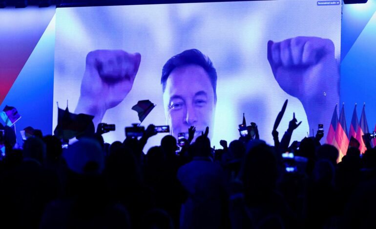 Elon Musk critica en un acto del partido de ultraderecha alemán AfD el «multiculturalismo que lo diluye todo»