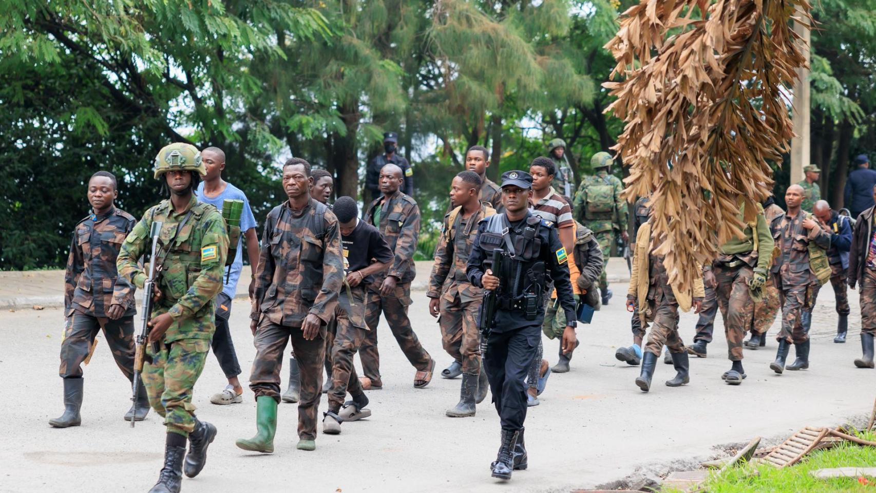 El grupo rebelde M23, apoyado por Ruanda, toma el control de la ciudad congolesa de Goma y 3.000 presos huyen de la cárcel