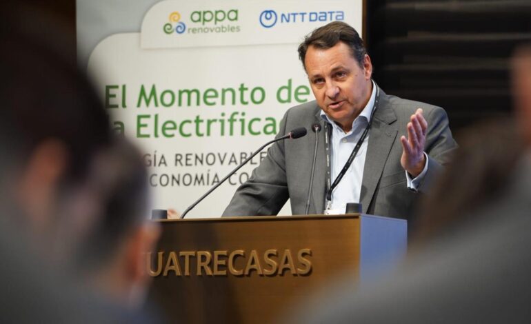 Una electrificación acelerada permitiría ahorrar 6.710 millones de euros anuales a España, según APPA Renovables