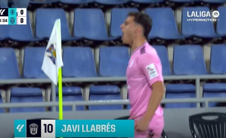 El 0-1 del Eldense en el Tenerife 0- 1 Eldense de la jornada 24 de LaLiga Hypermotion