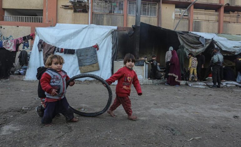 Siete niños han muerto de frío en Gaza estas Navidades ante las condiciones impuestas por Israel