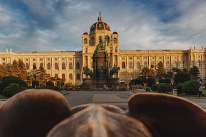 Façade du Kunsthistorisches Museum Wien à Vienne (Autriche).