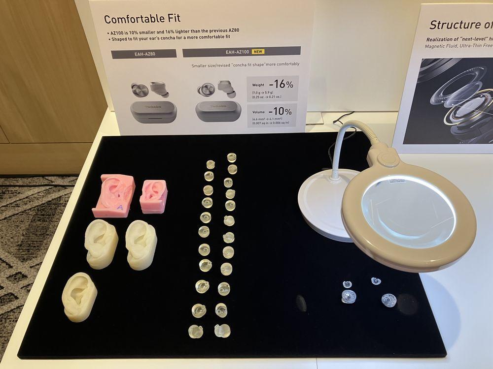 Distintos diseños de auricular para los Technics EAH-AZ100