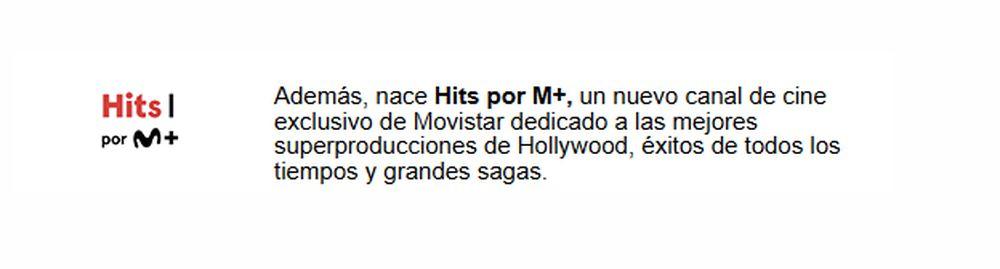 Información sobre el canal Hits en Movistar M+