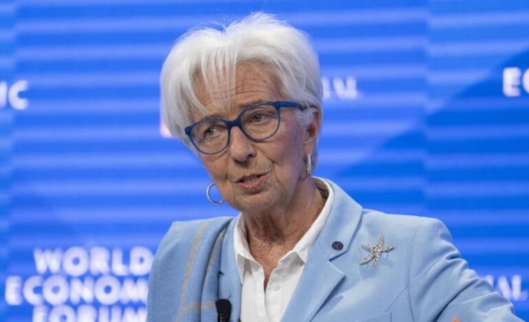 Lagarde espolea a los funcionarios de Bruselas y pide objetivos de Mercado Único de Capitales para finales de 2025