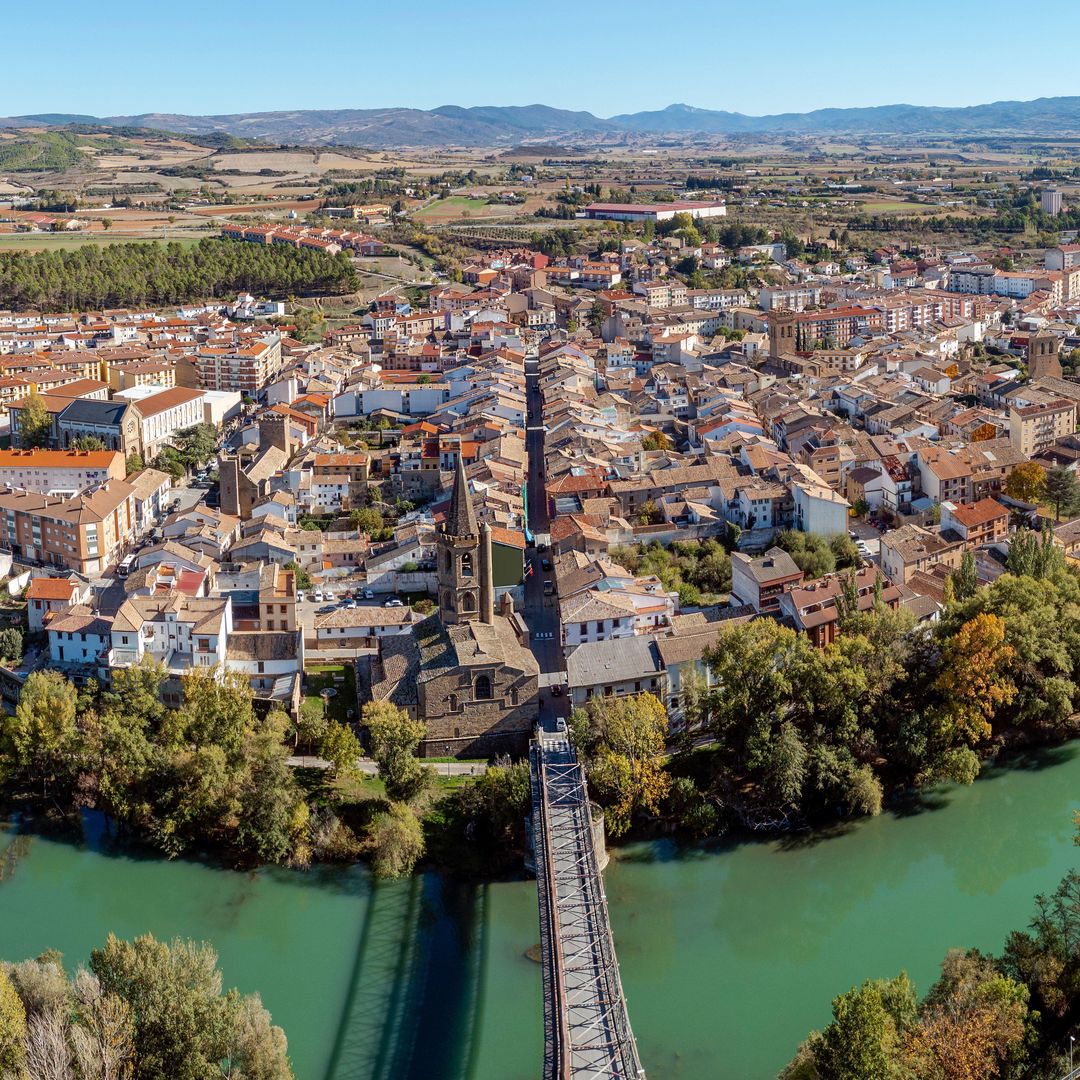 Vista panorámica de Sangüesa.