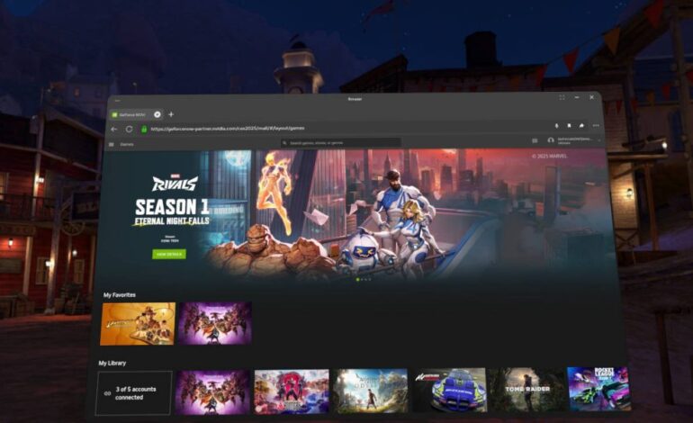 Novedades en GeForce Now: juegos y dispositivos