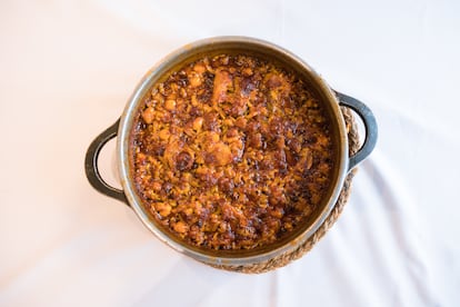 Arroz con pata del restaurante Racó del Pla. 