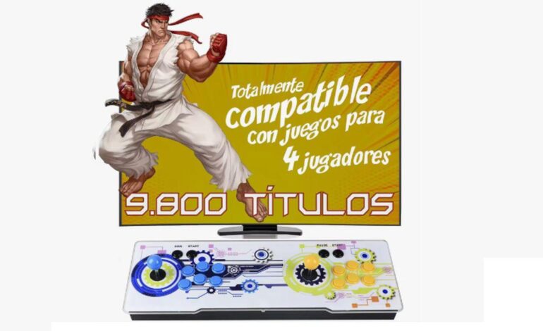 Miravia hace tu sueño realidad rebajando una consola HDMI con casi 10.000 juegos y mandos arcade