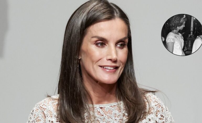 El vestido de Letizia que rescata del armario de la Reina Sofía 40 años después