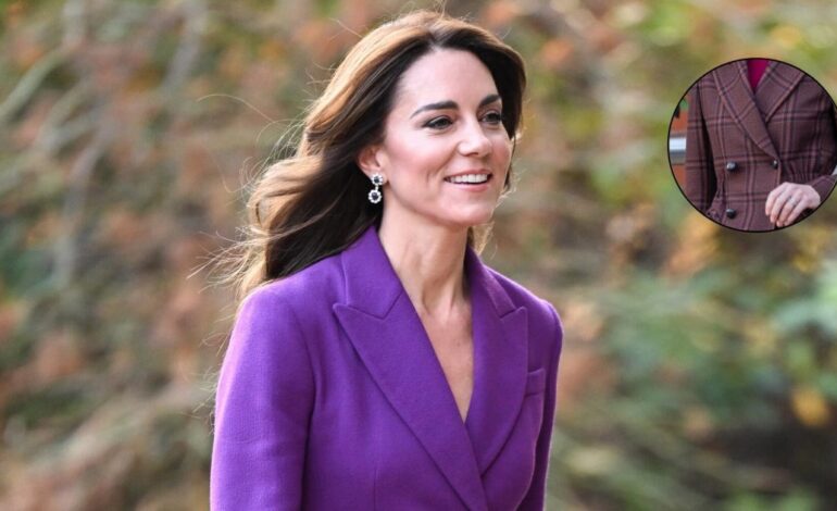 El look en tono tendencia de Kate Middleton en una visita muy emotiva