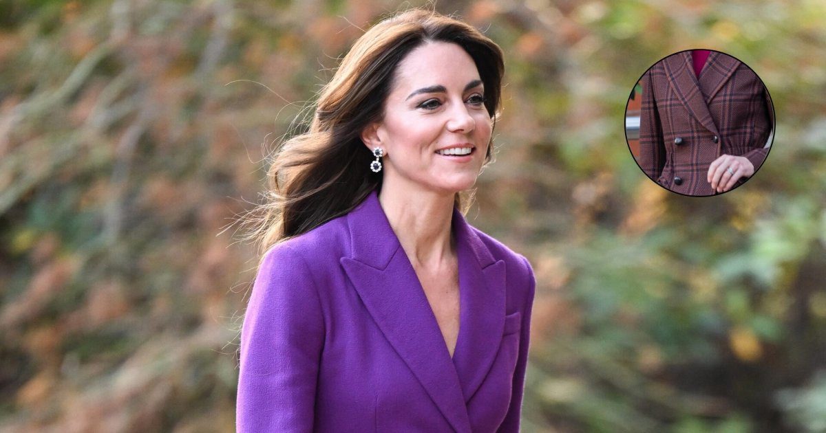 El look en tono tendencia de Kate Middleton en una visita muy emotiva