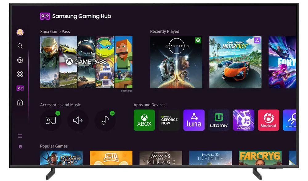 Entorno de Samsung Game Center en Smart TV