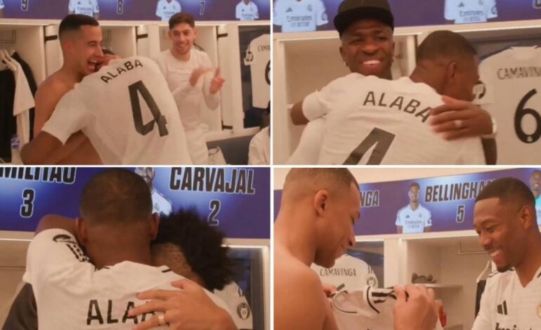 Así celebró el Real Madrid el regreso de Alaba: el abrazo con Militao te cautivará