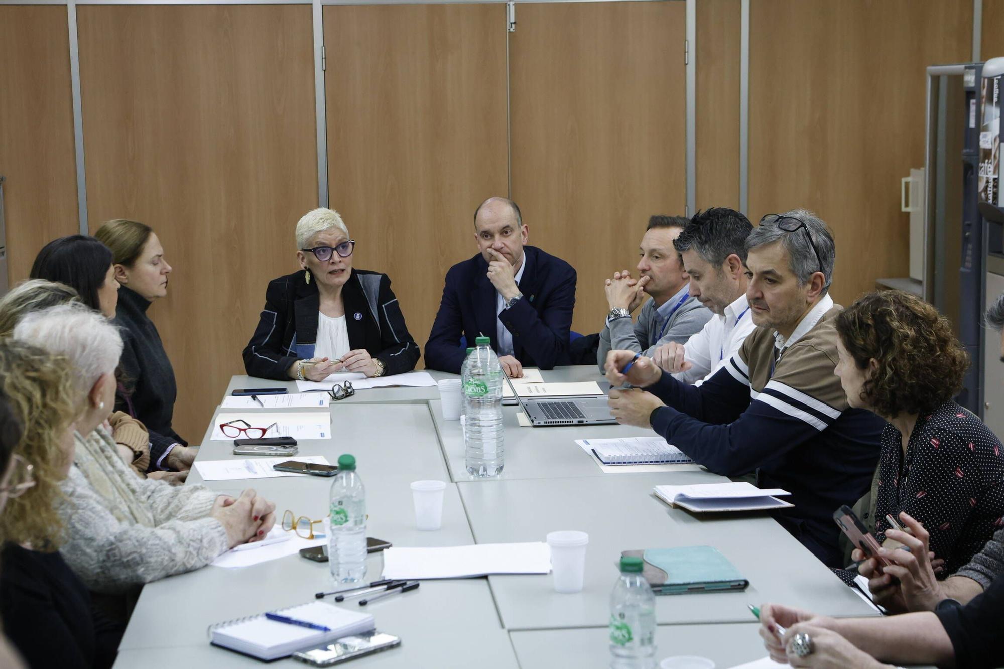 El Consejo de Salud celebrado en Gijón después del paro de la expansión de Cabueñes, en imágenes